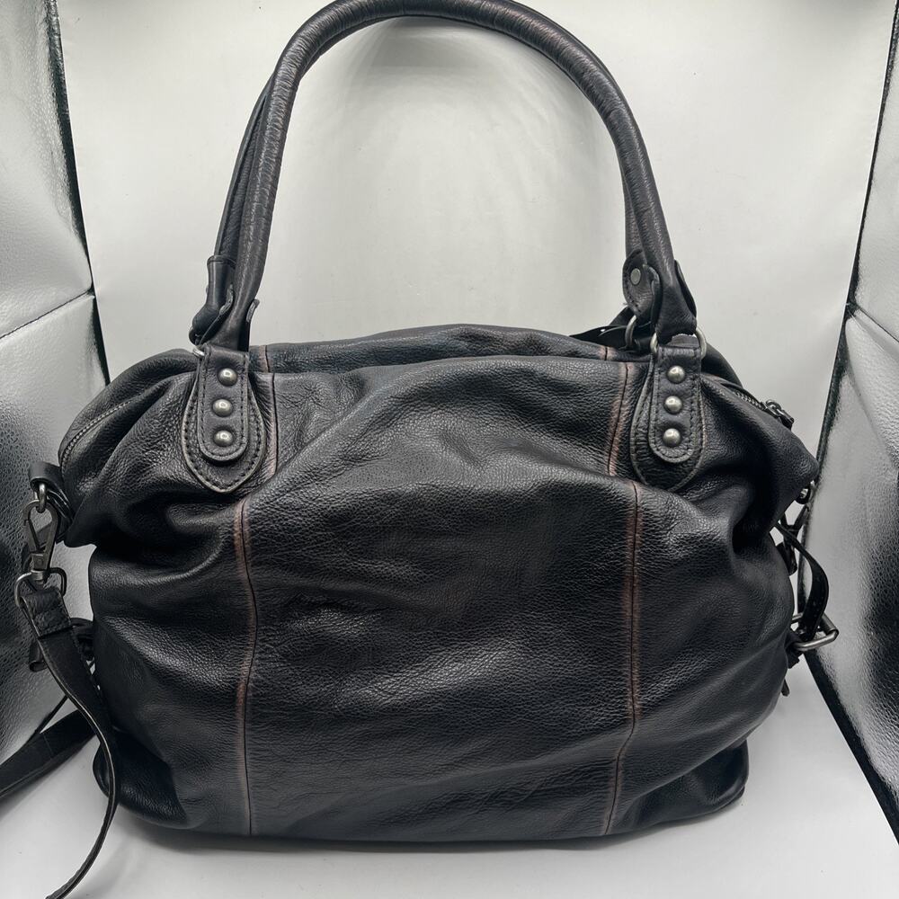 We The Free By Free People Emerson Tote Travel Carry On Bag Distressed Brown - Picture 2 of 11